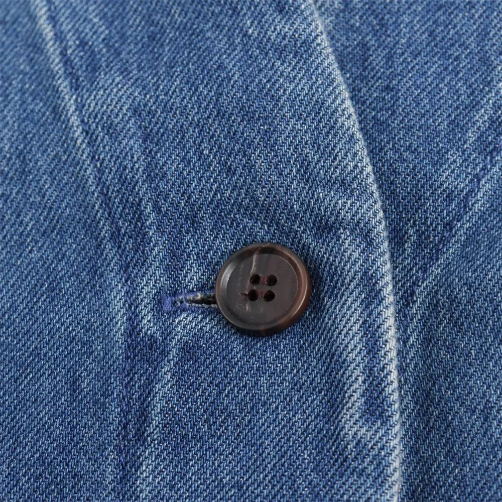 Женская джинсовая куртка с V-образным вырезом PB &amp ZA2024