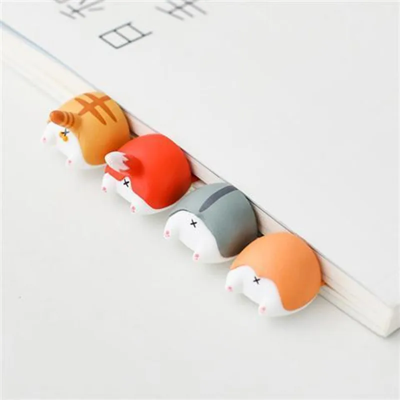 

Cute Kawaii Animal Corgi Bookmarks Cartoon Cat Hamster Book Marks For Kids Girls Gift Office School Supplies Novelty Stationery