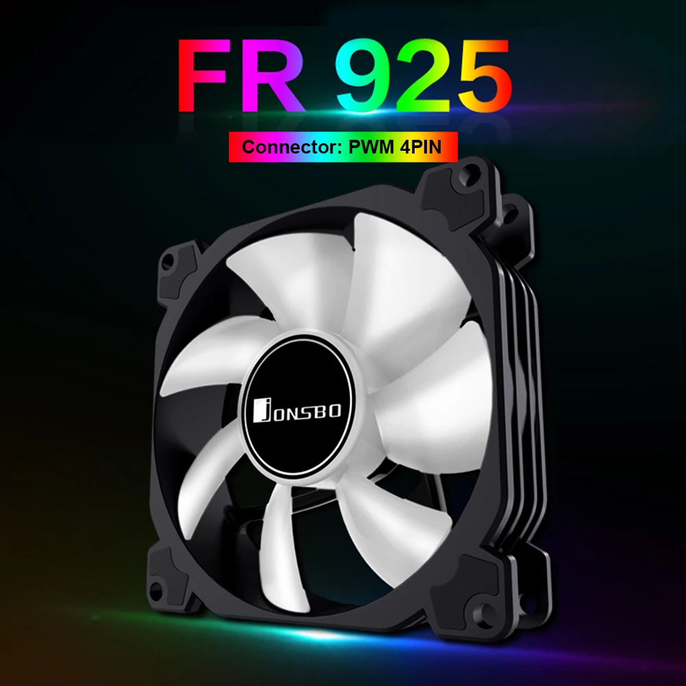 JONSBO FR-925 DC 12V ARGB CPU PC чехол 3Pin кулер вентилятор для настольного компьютера