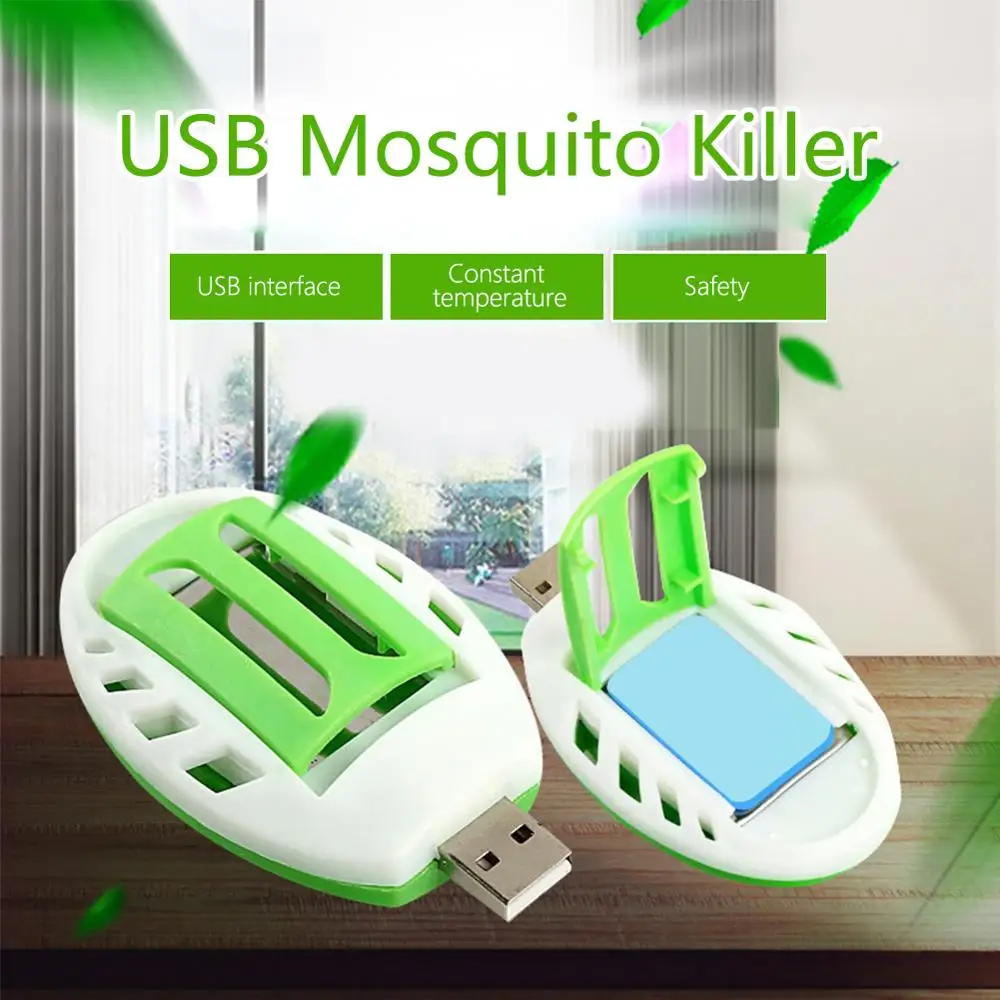 

Summer Portable Insect USB Mosquito Killer Electric Mosquito Repeller Repellent Plastic Pest Incense Heater Control Sleep Home