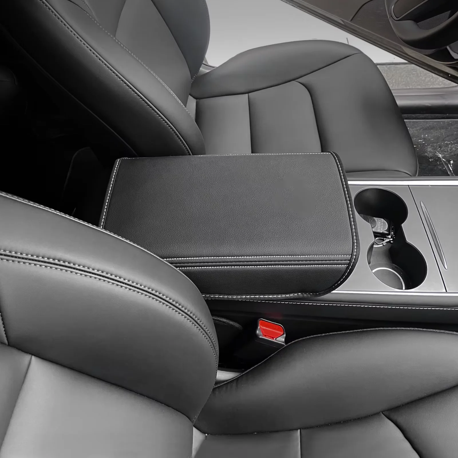 

Подлокотник Центральной Консоли Tesla Model 3 Model Y 2017-2024, Автомобильный Аксессуар, Внутренняя Отделка С Логотипом