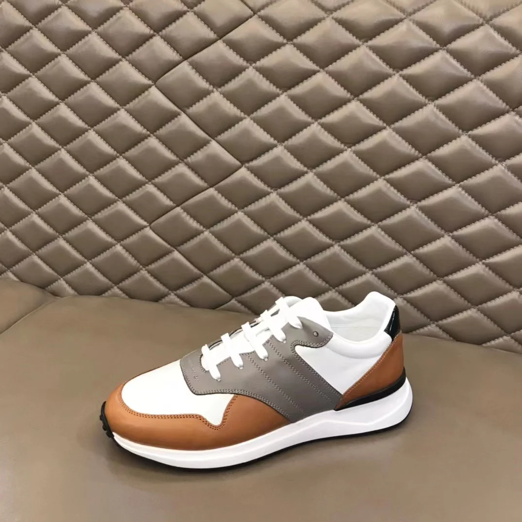 

2022 New Men's High-End Casual Sneakers Men's Colorblock Retro Classic Flats
