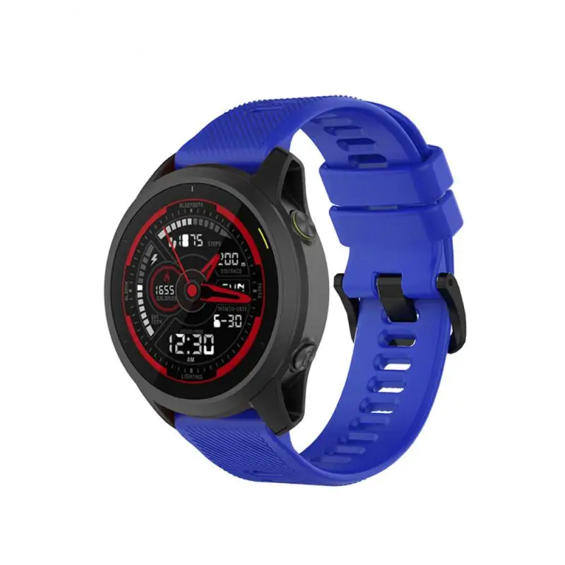 

Умные Аксессуары Браслет Водонепроницаемый силиконовый ремешок с защитой от пота Черный Сменный ремешок с пряжкой для Garmin Forerunner 745 унисекс