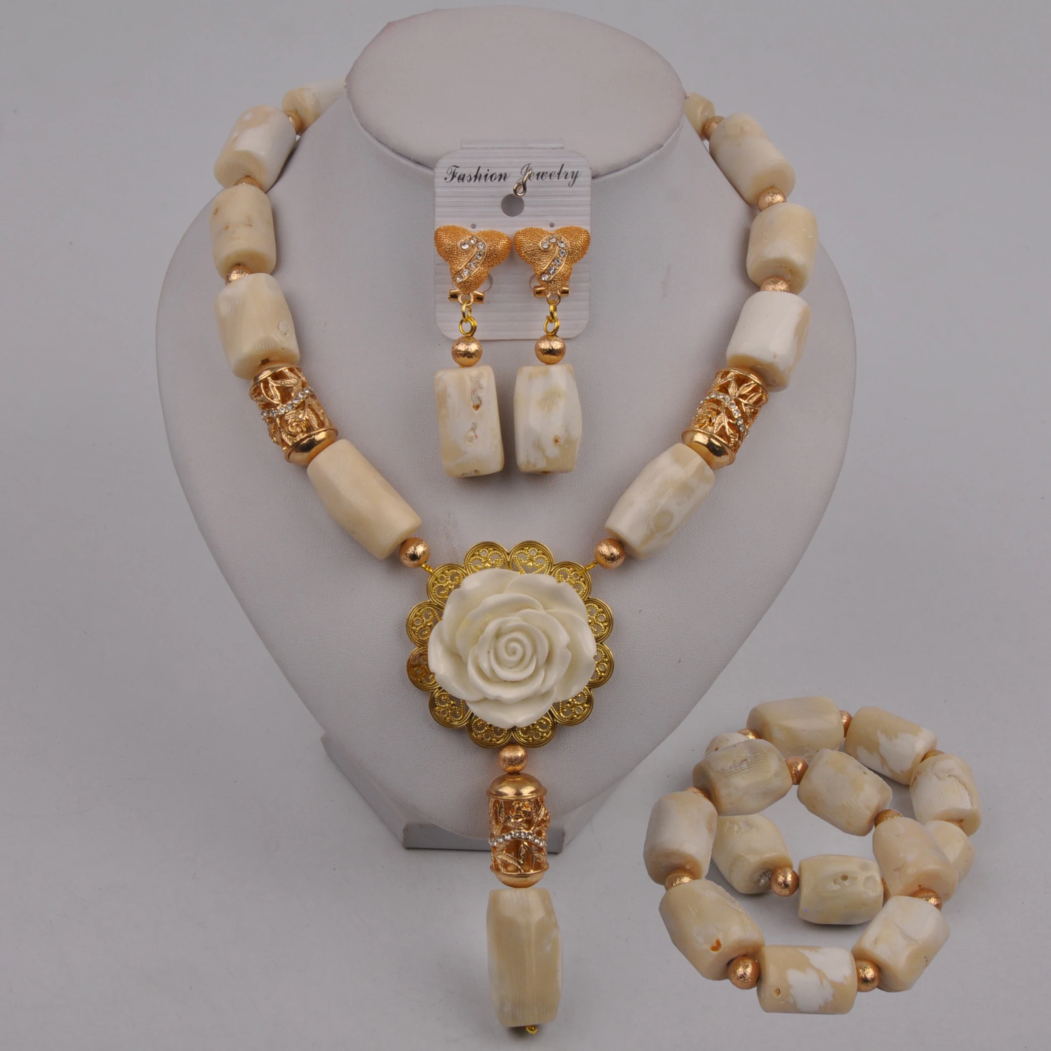 

Белое Африканское свадебное коралловое ожерелье нигерийские Коралловые бусы Набор украшений для женщин