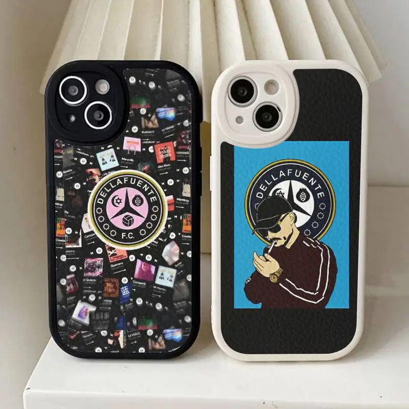 

Dellafuente F C Artwork Phone Case Hard Leather For iPhone 14 13 12 Mini 11 14 Pro Max Xs X Xr 7 8 Plus