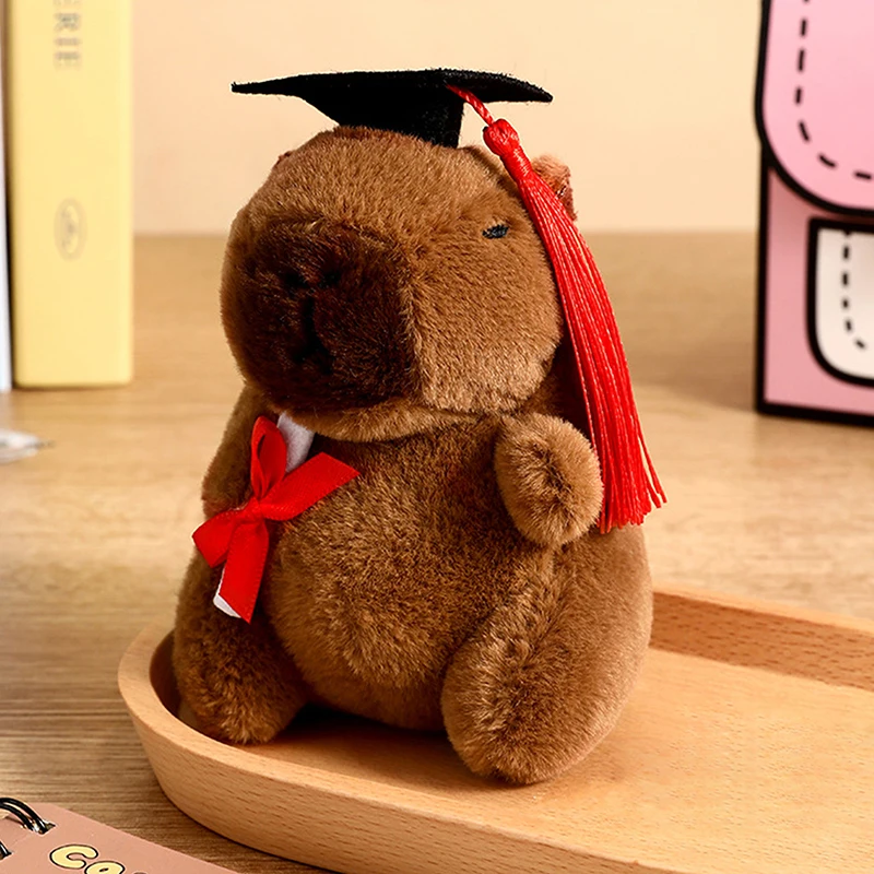 Симпатичная плюшевая кукла Dr Capibala кулон изысканная мягкая игрушка модная