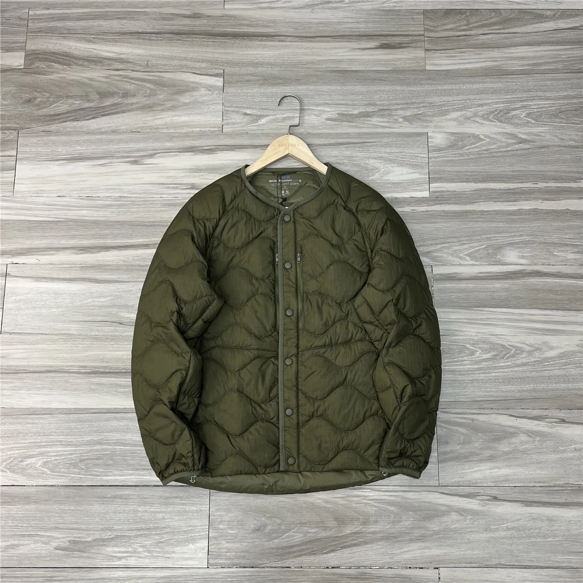 Стеганое пуховое пальто с тыквой мужское однотонное повседневное без воротника