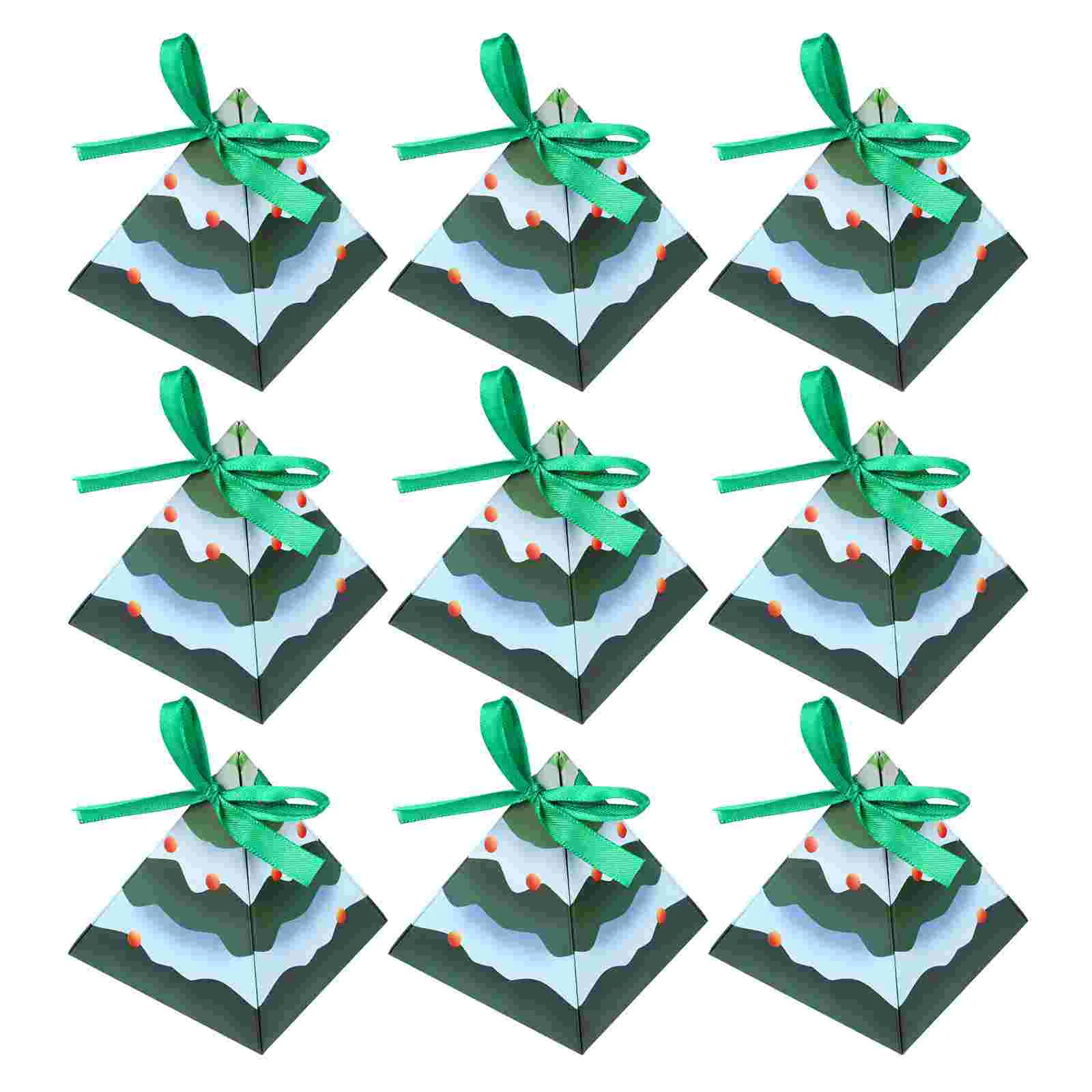 

20pcs Christmas Paper Gift Boxes Cartoon Candy Boxes Creative Present Box