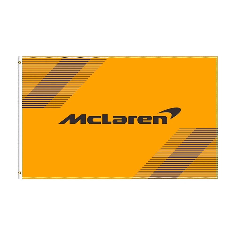 3x5 футов Автомобильный флаг Mclaren полиэстер печатная Автомобильная фотография для