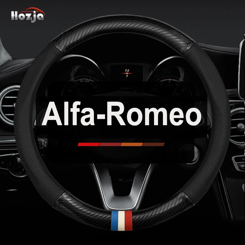 

Аксессуары для Alfa Romeo Giulia Giulietta 159 156 MITO Stelvio 147, кожаные противоскользящие автомобильные аксессуары, 6 цветов