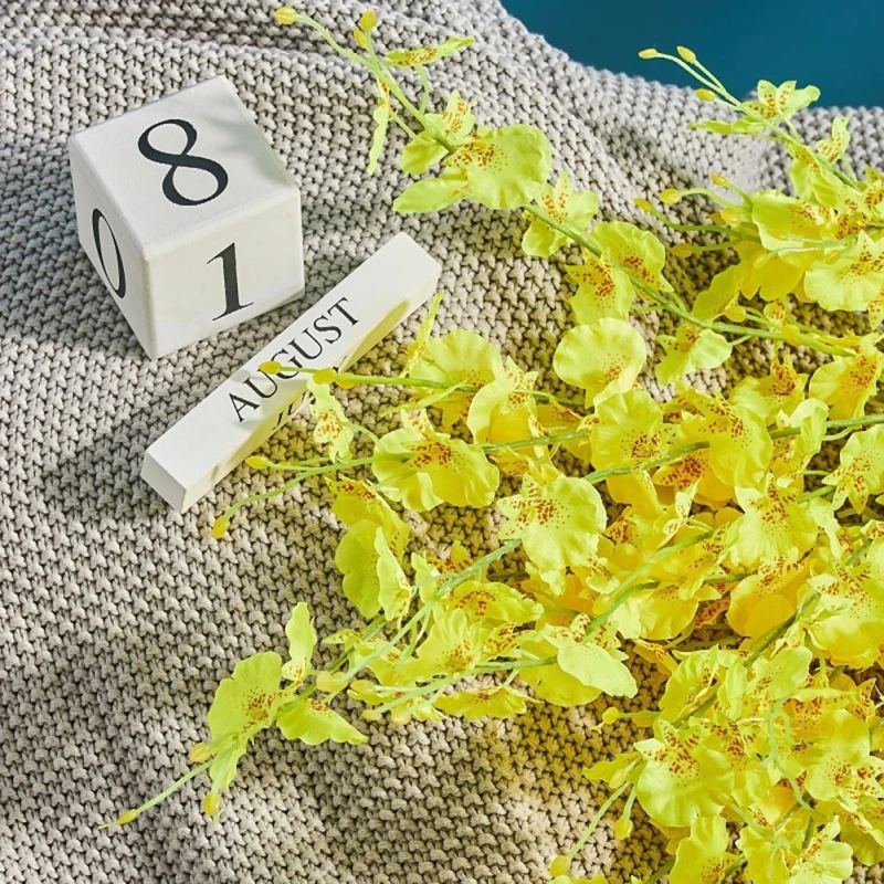 Искусственные орхидеи цветы Реалистичные Орхидеи Гипсофилы шелковые