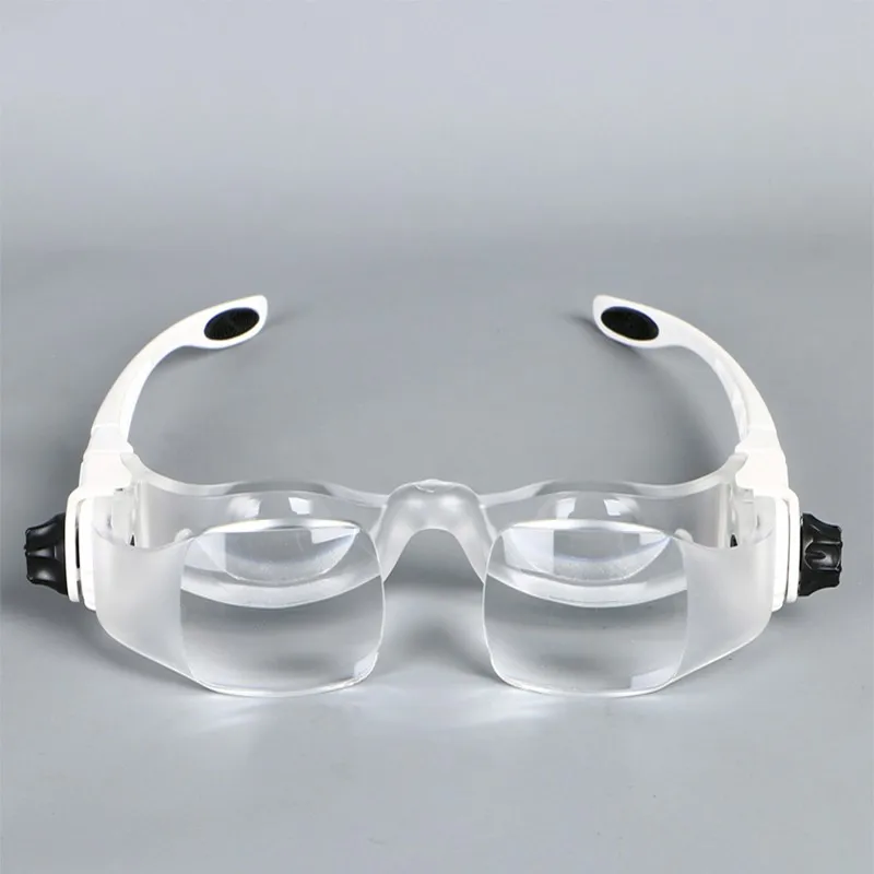 

3.8X Bracket TV Glasses Headband Loupe Goggles Magnifier Magnifying Glass Glasses Case with Phone Holder