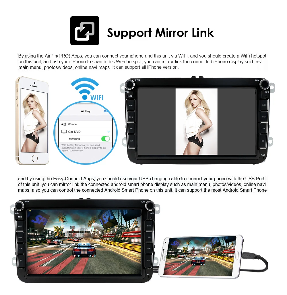 $96.45 Android 10 2din Car Radio for VW POLO GOLF 5 6 Plus PASSAT B6 CC JETTA TIGUAN TOURAN EOS SHARAN SCIROCCO CADDY with 4G GPS Navi