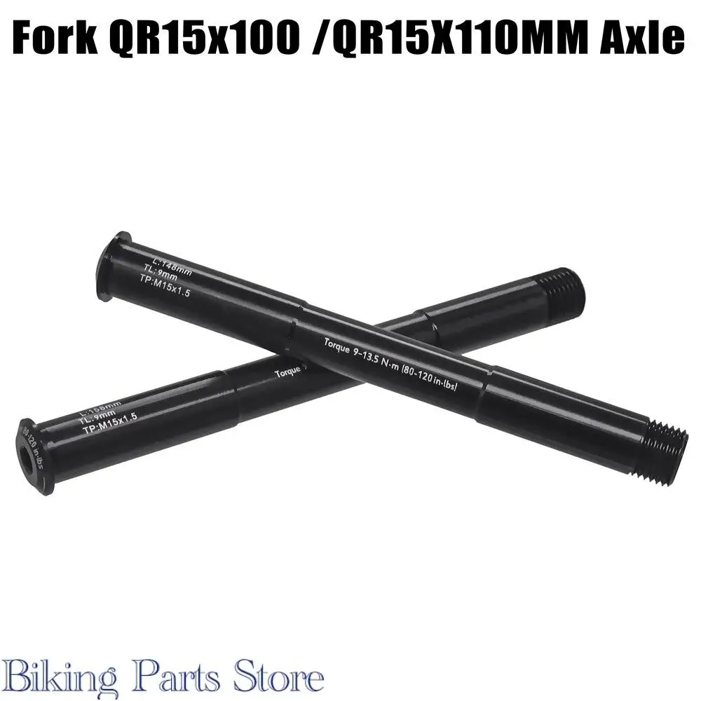 

For ROCK SHOX Front Fork QR 15x100mm Thur Axle Lever Mountain Bike Front Fork Barrel Shaft Lock Rod 38g