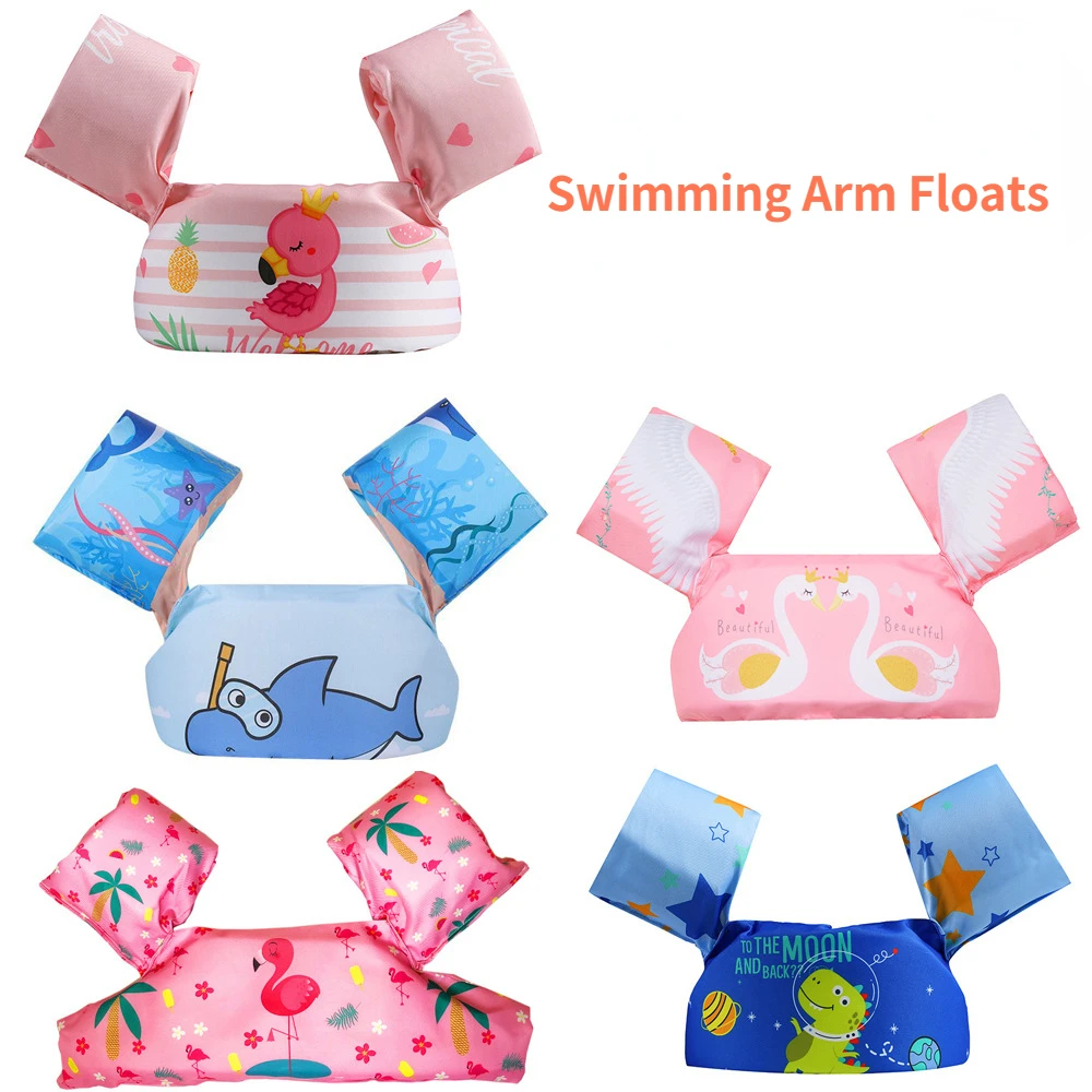 

Kids Swimming Jacket Vest Foam Cartoon Baby Arm Ring Buoyancy Vest of Floating Children Swimming Jackets Trainers Arm Band Rings