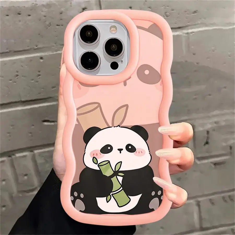 Милая панда для Vivo Y02 Y03 Y15S Y16 Y17S Y18 Y20S Y20 Y20i Y21S Y21A Y21 Y22S Y27 Y28 Y33S 4G чехол телефона