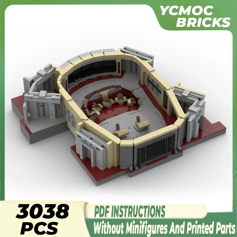 MOC Строительные кирпичи USS Empire Главный мост