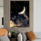 5D DIY алмазная живопись космическая Алмазная вышивка круглая лунасолнце Алмазная мозаика домашний декор Стразы картина