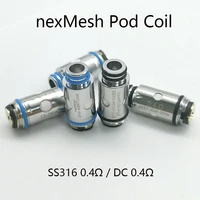 5pcs replacement coil ss316 coil and dc 0 4ohm mtl coil for smok ofrf nexmesh aio pod kit