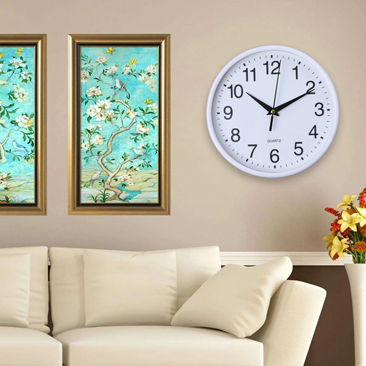 Бытовые гостиные кабинет круглые настенные декоративные часы на присоске