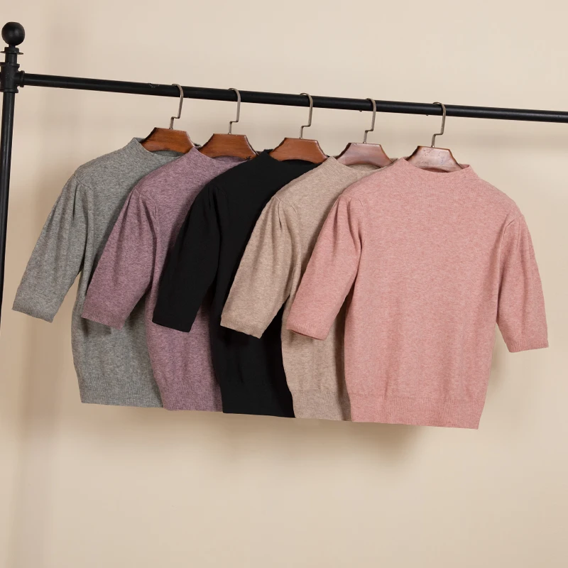

Cropped Tops Blouses Korean Fashion Ladies 2023 Women's Sweater Clothes Female Style Long Sleeve Top Clothing Outerwear Basic