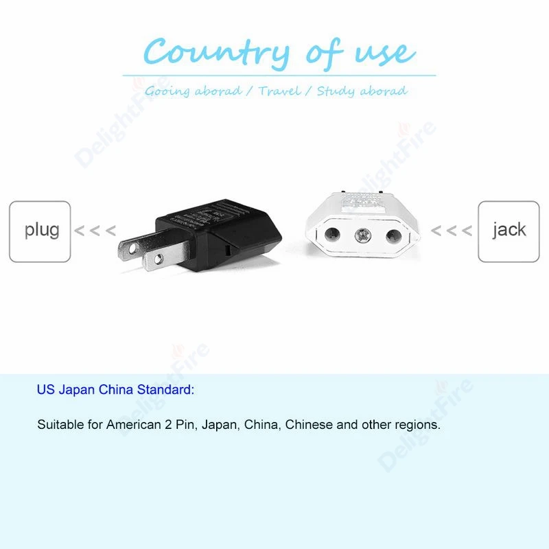 US Electrical Plug Adapter US To EU Socket Outlet American Japan China Travel Adapter European EU To US Power Adapter Converter images - 6