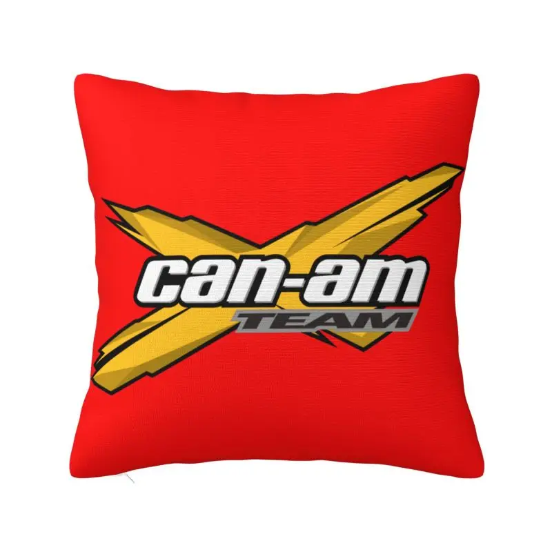 

Наволочка Can Am диаметром 45x45 см, украшение для дома, BRP Современная мотоциклетная подушка, квадратная наволочка