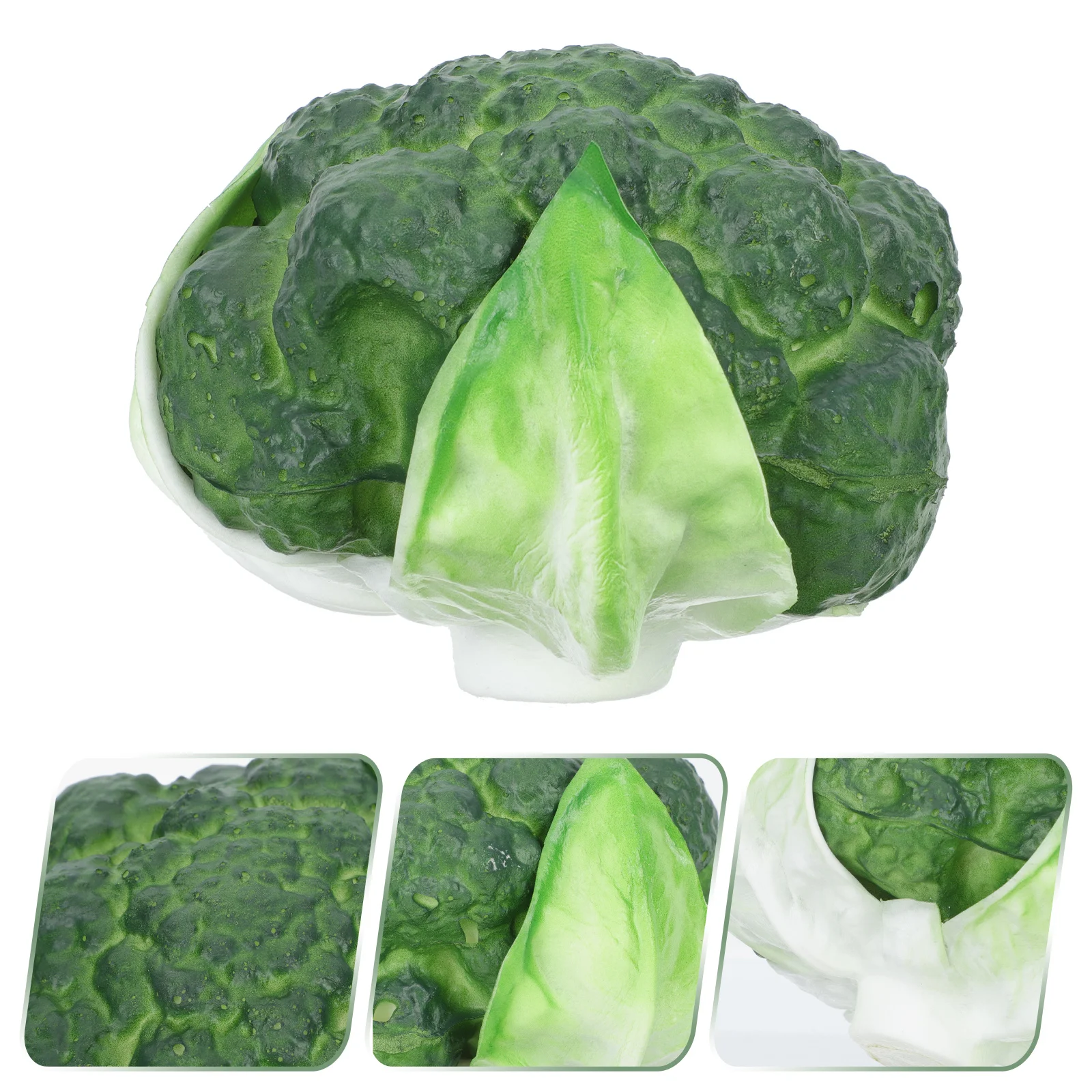 

Simulation Broccoli Decoration Artificial Vegetable Model Lifelike Broccoli Model Ornament Creative Photo Prop ( Green )