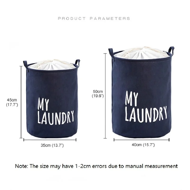 Storage Laundry Organizer Bag Waterproof Hamper With Lid Basket For Dirty Clothes Quilt Storage Bags Bathroom Home Accessories images - 6