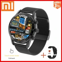 xiaomi smart watch men 454454 full touch sport fitness tracker ip68 waterproof women ecg heart rate smartwatch for men