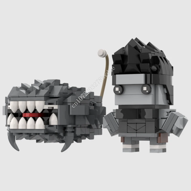 

455 шт., Детский конструктор MOC из аниме «акула и мальчик»