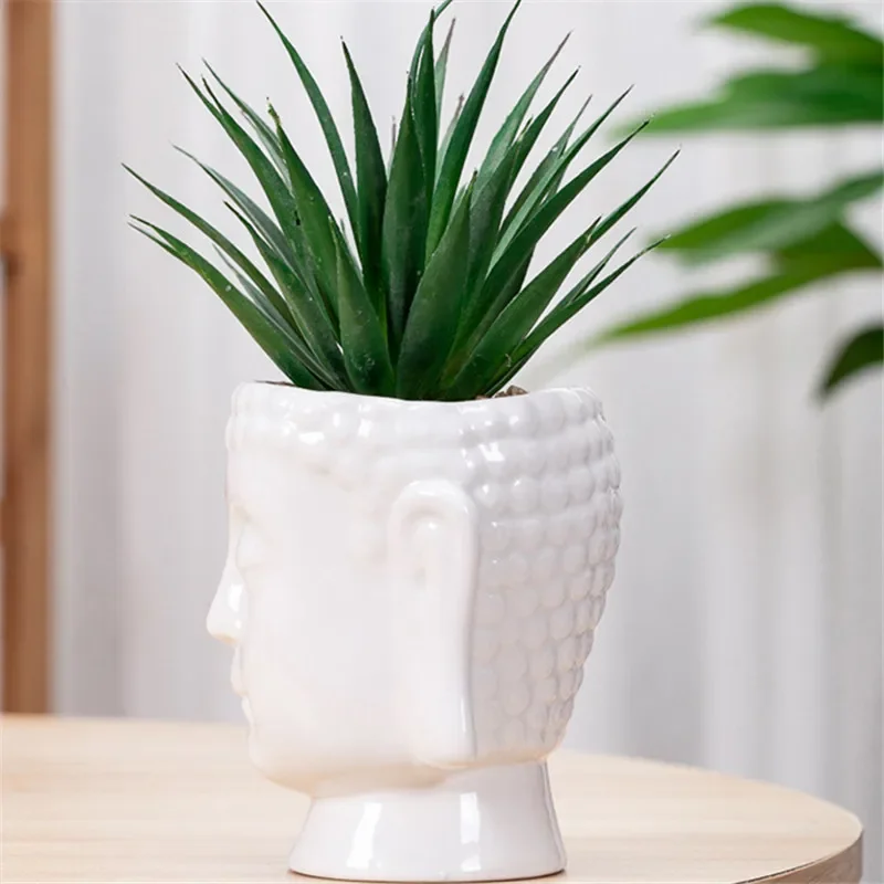 3D Будда украшает бетонную гипсовую глиняную вазу для изготовления силиконовой