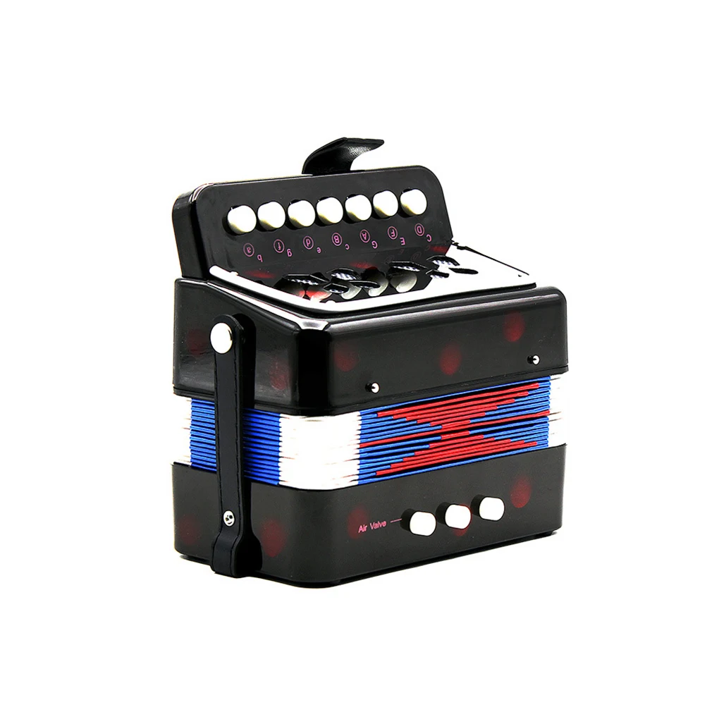 

7 Button Key Accordions Educational Toy Children Musical Instrument Amateur Beginner Kids Accordion