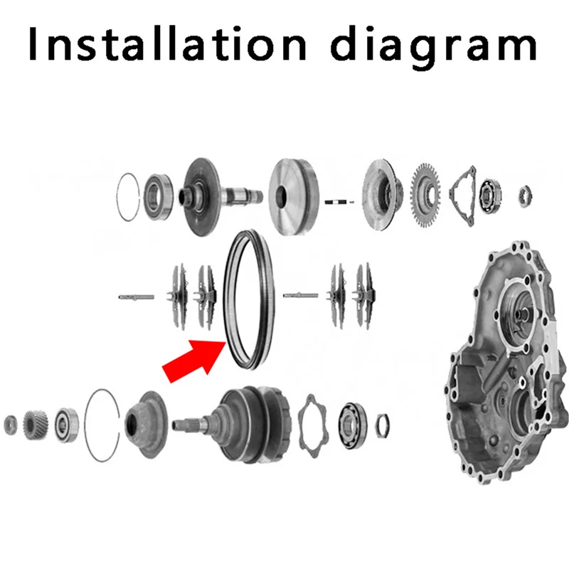 Цепной ремень автоматической коробки передач CVT трансмиссии 901033 для A&ampB класс 722.8