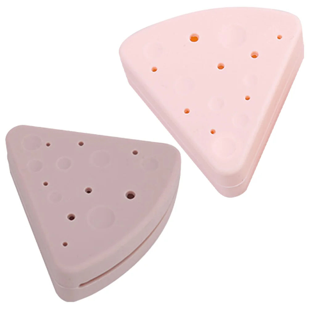 2 шт. треугольный чехол для пудры держатель губки макияжа аксессуары необходимая