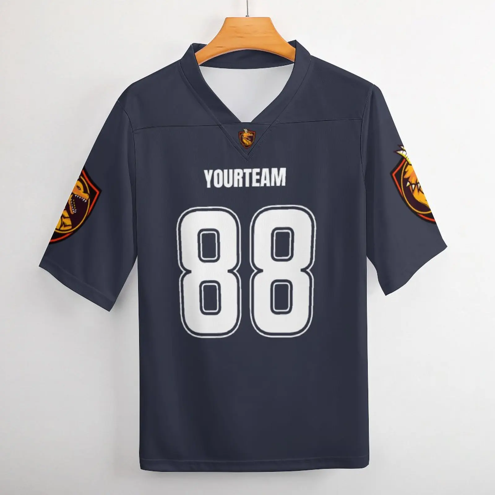 Изготовленные на заказ трикотажные изделия для регби команды Далласа № 88