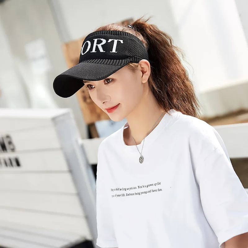 

Sunshade Sunblock Sport Cap Summer Open-Top Hat