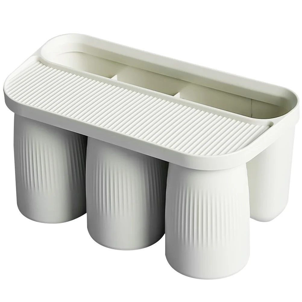 

Magnetic Teeth Cup Holder Holders Bathrooms Wall Mounted Pp Shower Lovers Shelves Storage