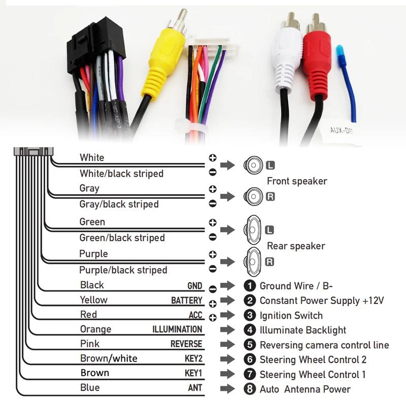 Адаптер жгута проводов декодера CAN Bus 16-контактный разъем автомобильный кабель