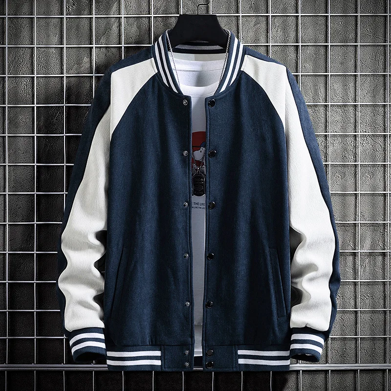 Куртка мужская бейсбольная в Корейском стиле модная повседневная униформа