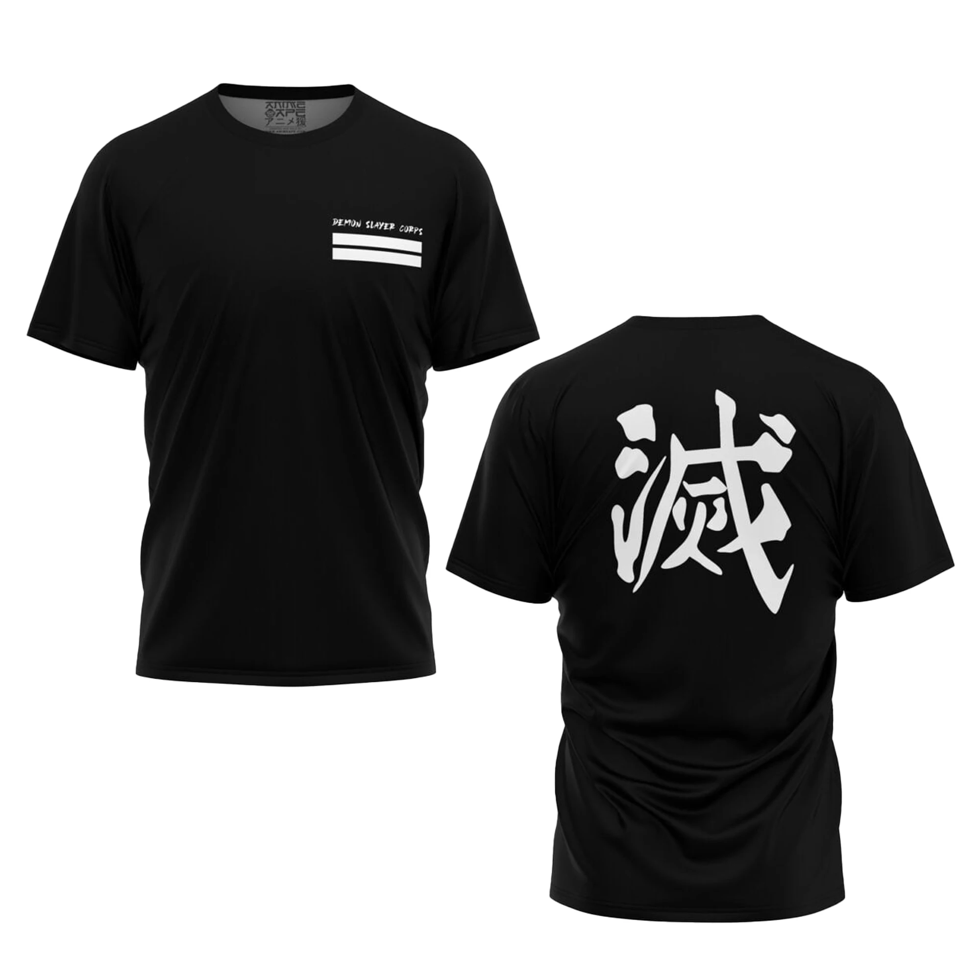 Быстросохнущая летняя рубашка унисекс для ролевых игр с 3D-принтом Demon Slayer