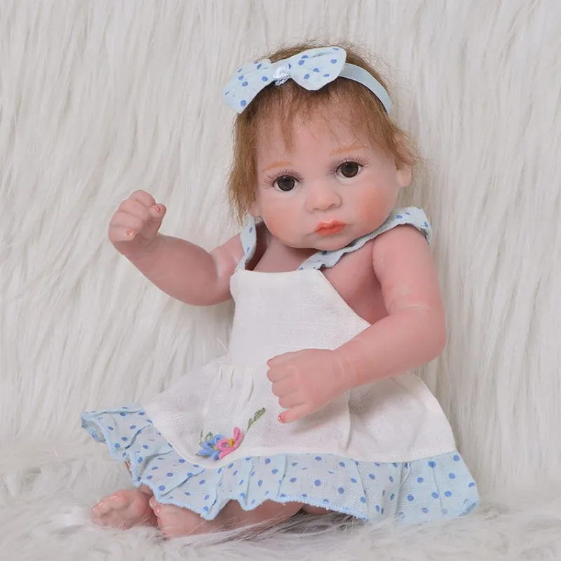 

26 cm Newborn Baby Simulation Doll baby child born baby doll newborn toy Soft Reborn Doll Emulated Doll boy girl birthday gift