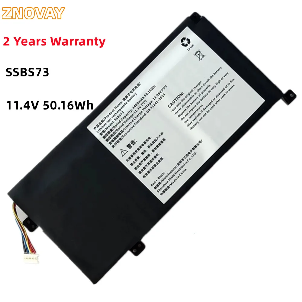 Аккумулятор для ноутбука ZNOVAY SSBS73 MECHREVO S1 Pro-01 Pro-02 S2 MX350 Air 11 4 V 50.16Wh - купить по