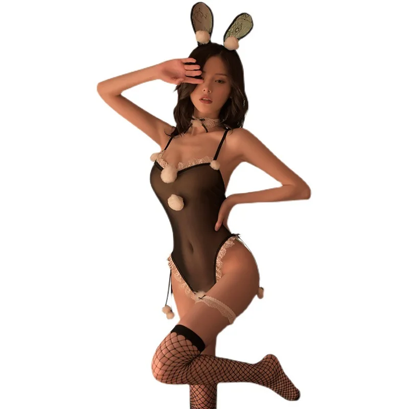 

Sexy pajamas pure desire uniform temptation bunny girl role-playing cute free from the file