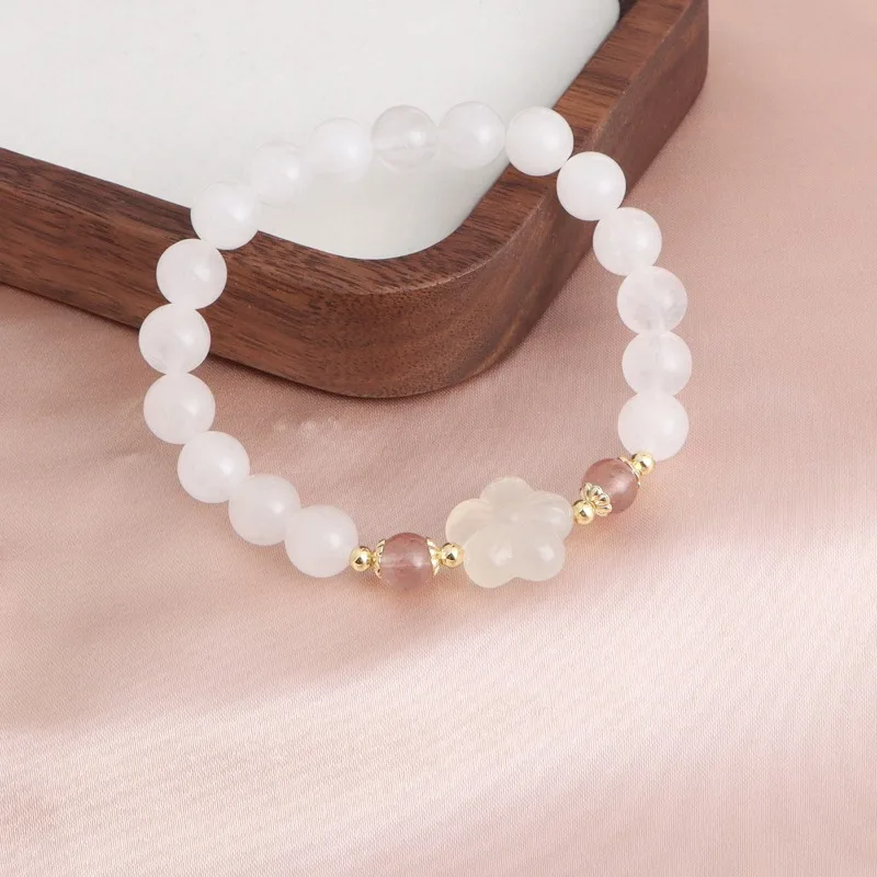 Женский браслет Minar Kawail многоцветный Браслет Из Белого Натурального Камня