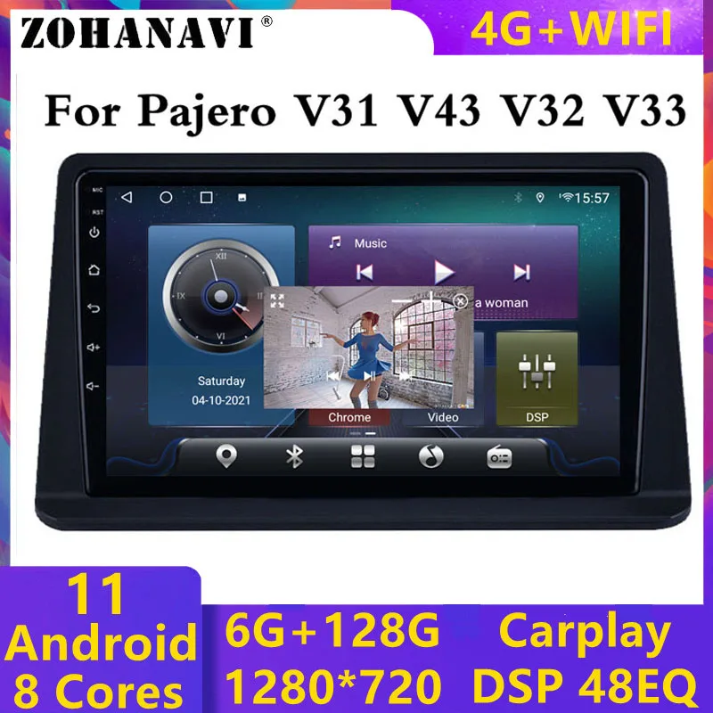 Головное устройство Android для Mitsubishi Pajero Gen2 Montero V31 V32 V33 V43 автомобильное радио аудио