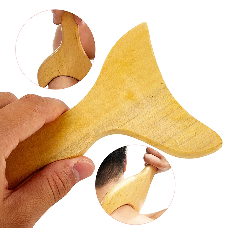 

Beech Scraping Board Wooden Guasha Massage Scraper Tool Pressure Therapy For Back Neck Body Meridian Dredge Acupuncture Board