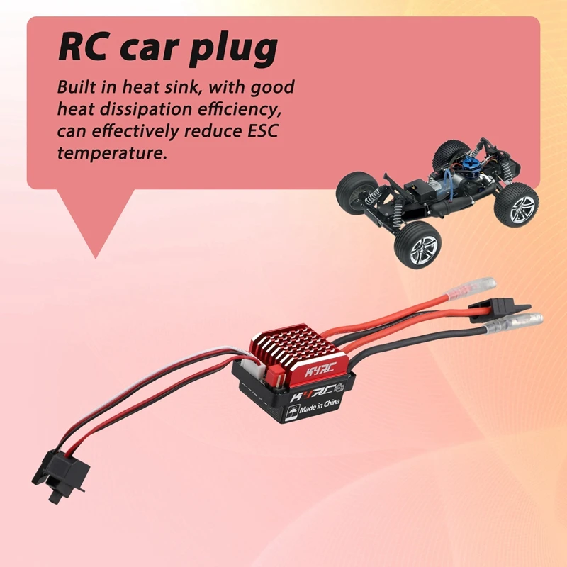 60A ESC RC автомобиль Матовый Электрический контроллер скорости 6V/2A BEC Замена для 1/10