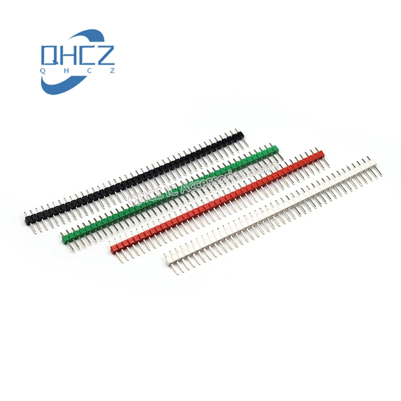 

50PCS 1X40PIN 40 PIN 2.54mm single row needle 11.2mm long single row straight needle connector