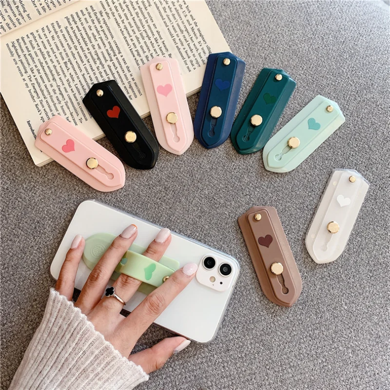 

Paste Wrist Band Hand Band Finger Grip Mobile Phone Holder Stand Push Pull Universal Car Phone Socket Holder for Iphone Xiaomi